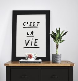 A5 Quote Wall Art Print | C'est la vie
