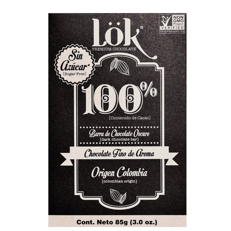 100% Cacao Bar | Sugar-Free | 85g