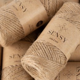 Sensy Premium Natural Jute Garn Best Arts Crafts Gavegarn Julegarn Holdbar pakkesnor (328 fod)