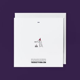 Carte de voeux animale : joyeux anniversaire (ou autre)