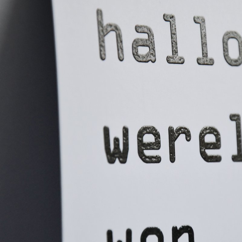 "Hallo Weltwunder"