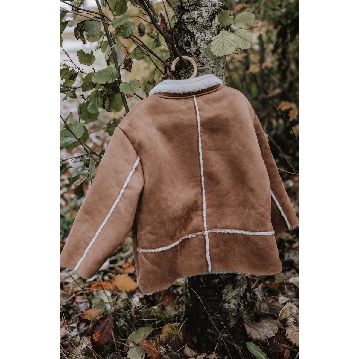 Giacca in pelle di agnello per bambini Annie & Charles®