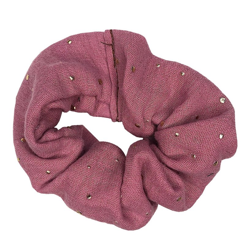 Scrunchie med en knivspids guld