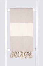Beige 100cm x 180cm 100% Cotton