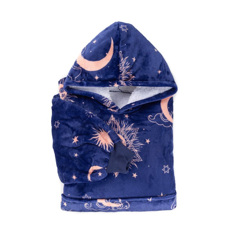 Vitapur - Hoodie blanket + socks - Carrol Blue