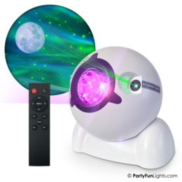 Sky Projector - Stjerner - Måne - Nordlys