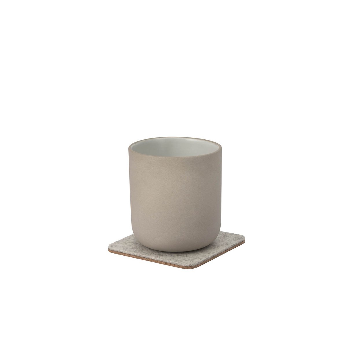 Filt & Kork Coasters - Sæt med 4