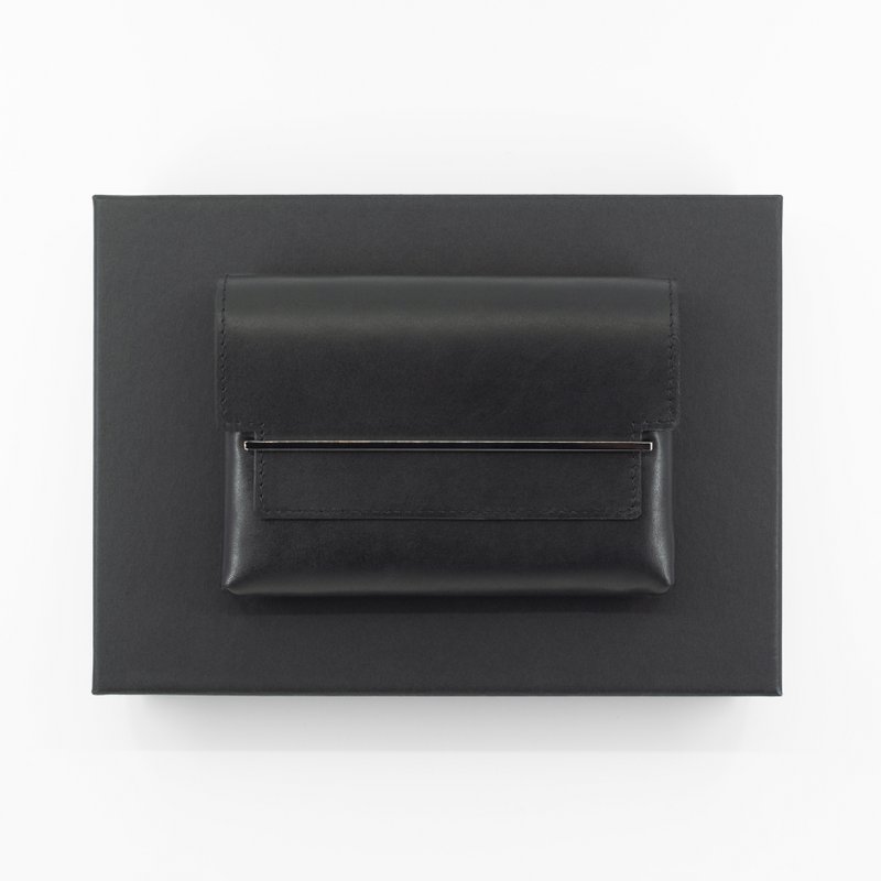 FRAME clutch bag - black rhodium