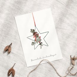 Ansichtkaart - Kerstster