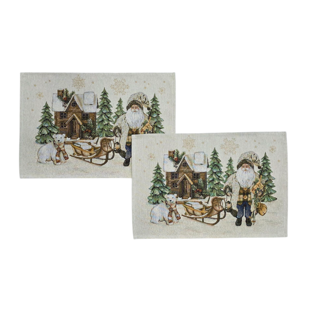 Lurex Lantern Breakfast Placemat in Gobelin