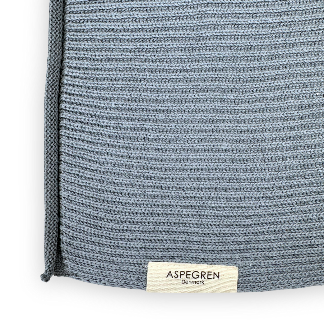 Torchon tricoté – Ripple – Bleu pâle