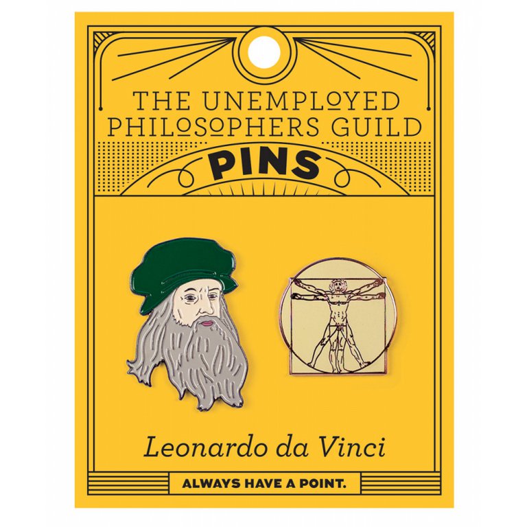 Pins Upg - Leonardo y Vitruvian Man