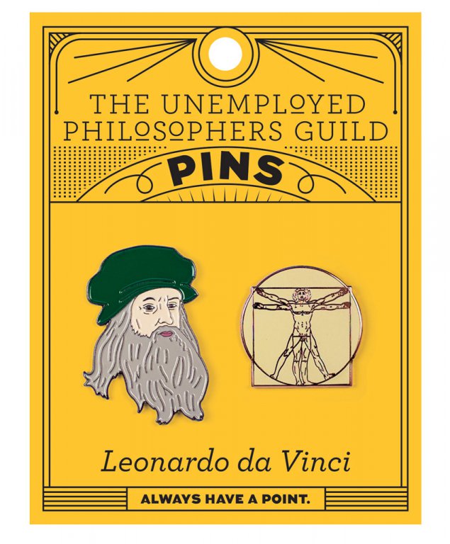 Pins UPG - Léonard et Vitruvian