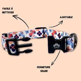 Collier pour chien Printemps