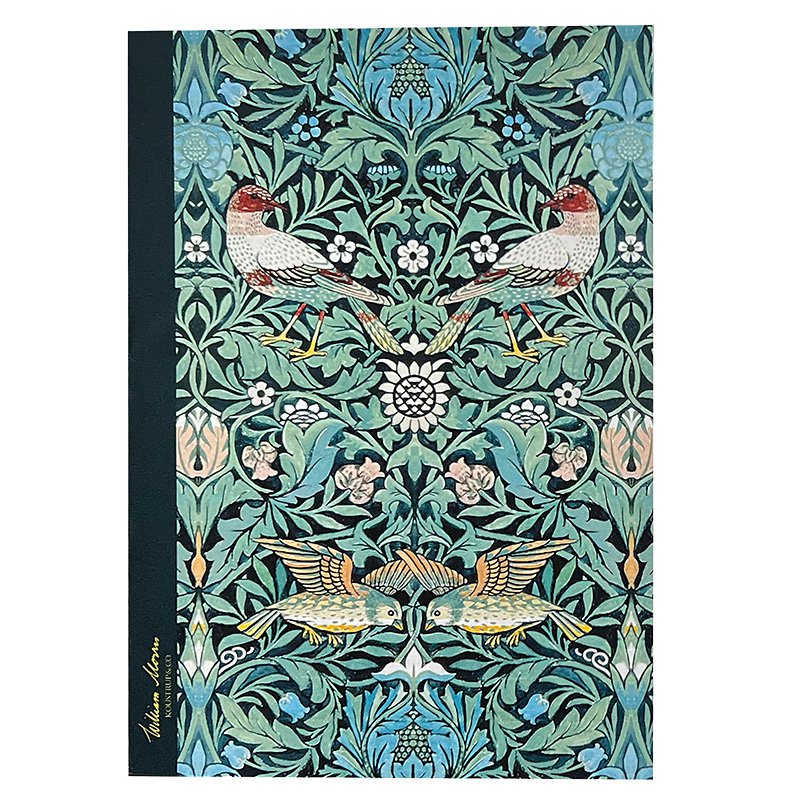 Note Booklet - Bird Green - William Morris