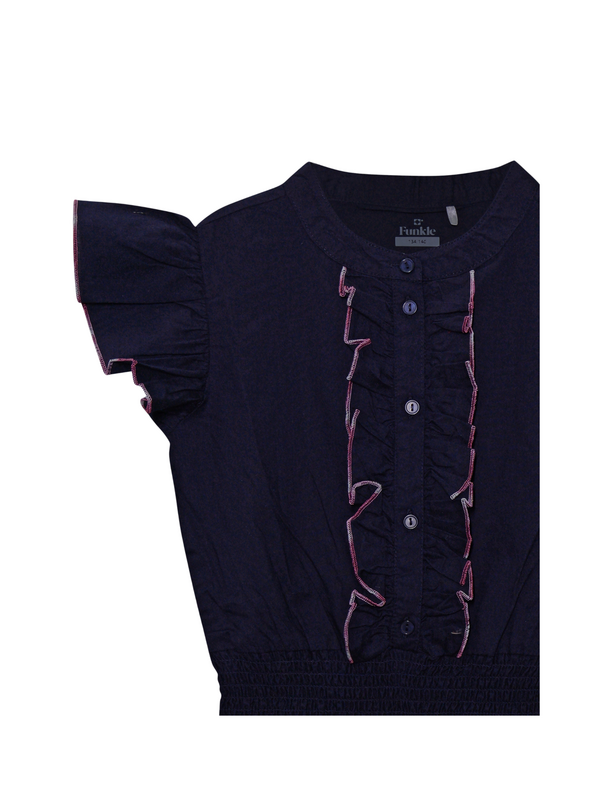 Robe Fille "Mood Indigo" Robe bleu foncé