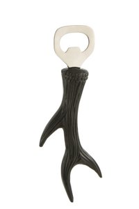 J-Line bottle opener Antlers - steel - black