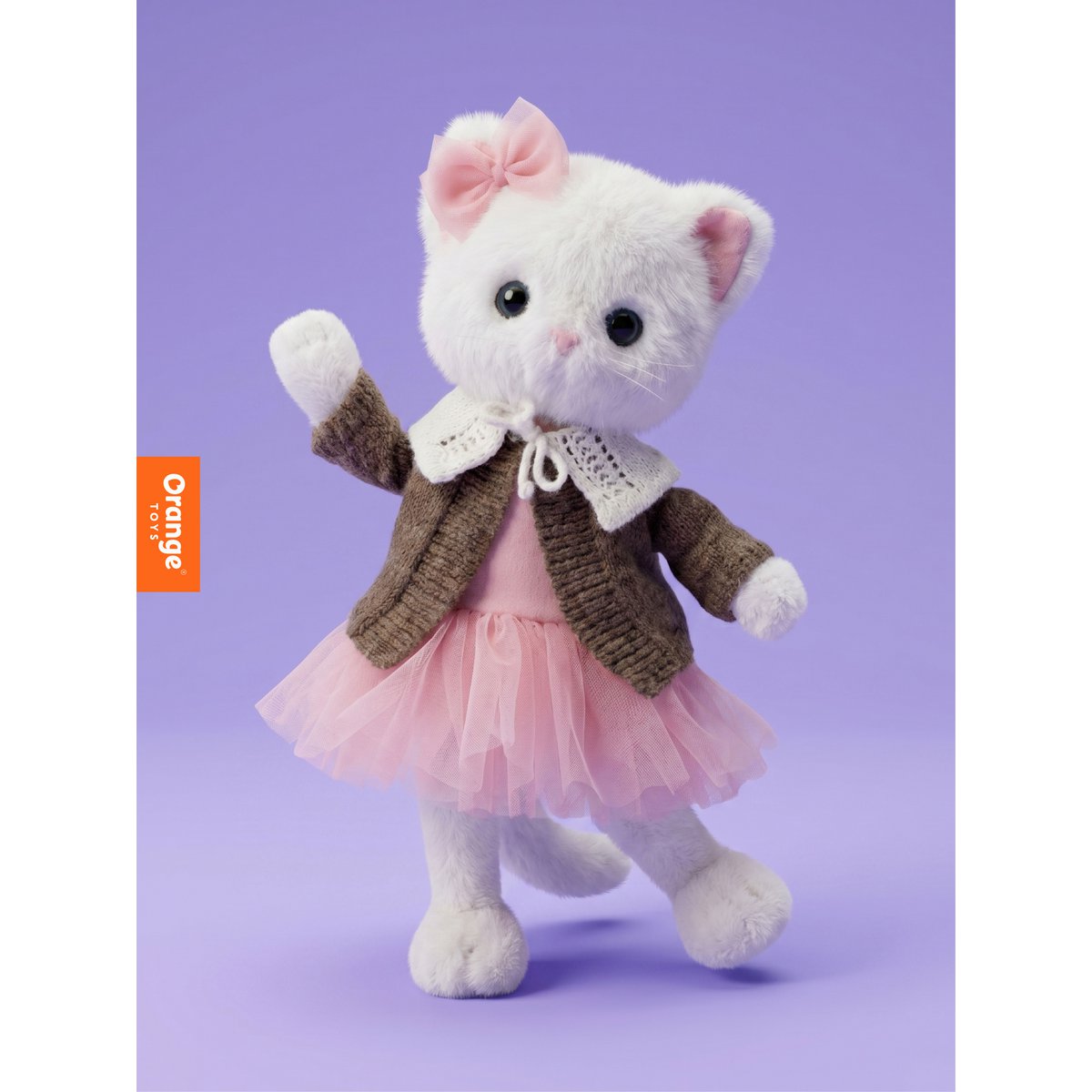 Blødt legetøj, Lucky Kitty, Lucky Sophie: Hyggeaften 38 cm