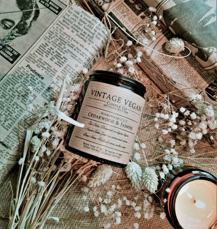 Tibet Cedarwood & Jasmine Soy Wax Candle 180ml