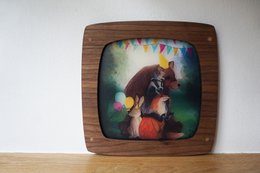 Teller mit Liebe gemacht
