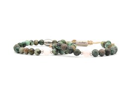 Mother and daughter bracelet set Afr. Turquoise
