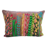 Boho velvet pillow Santa