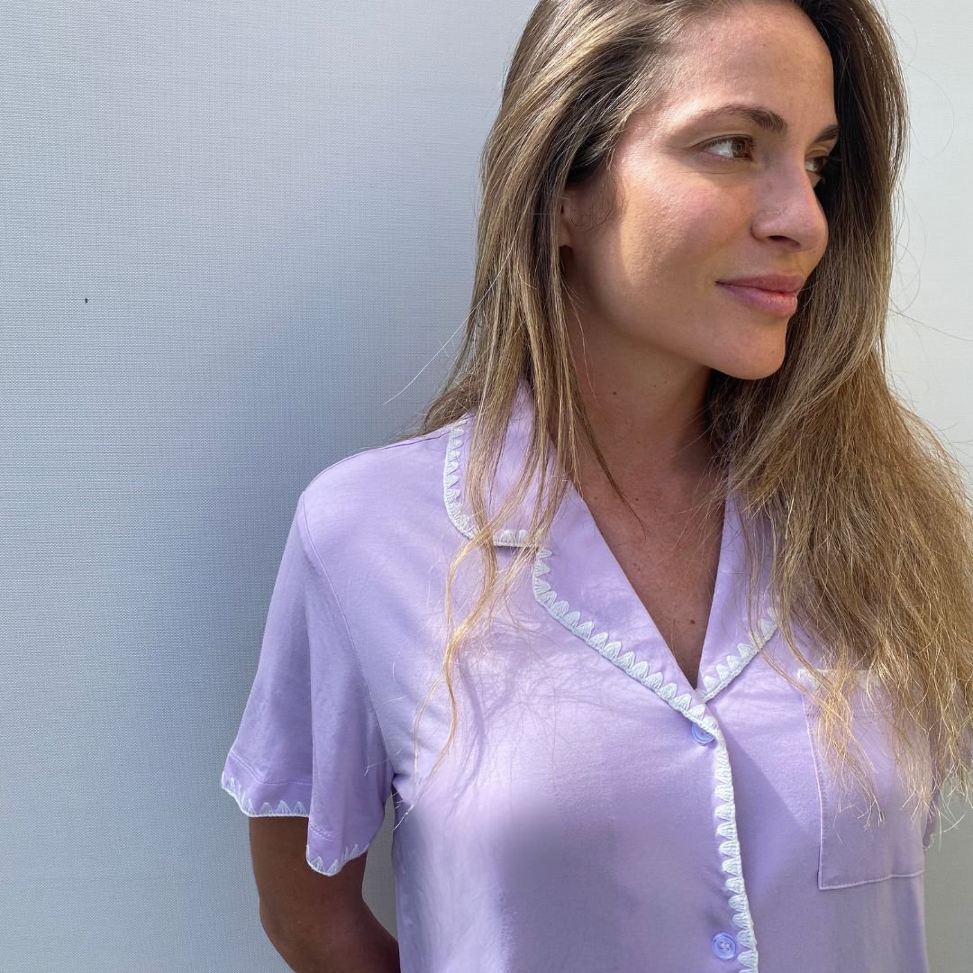 Gala Tencel Modal Short Pyjama Set - Lilac