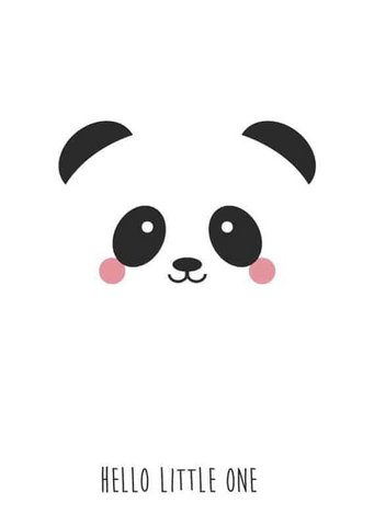 Panda hello little one