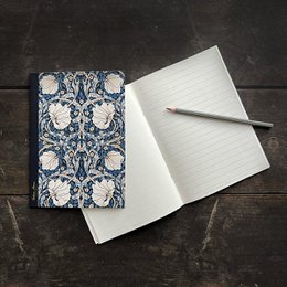 Note Booklet - Pimpernel Dark Blue - William Morris