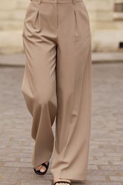 Høj beige nizzy nizzy bukser