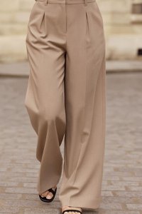 Hohe beige Nizzy Nizzy Hosen