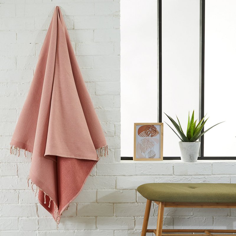 Plain Terry Fouta - Strand og Hammam håndklæde