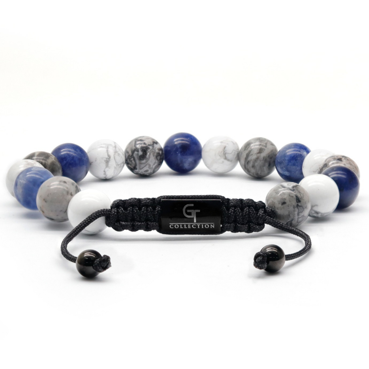 Men's Sodalite, Howlite, Jasper Beaded Bracelet