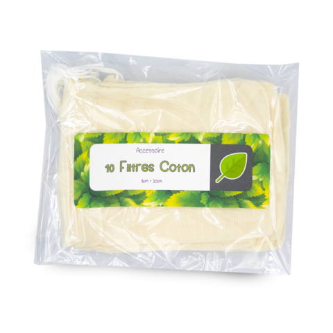 10 filtres coton - 8x10cm