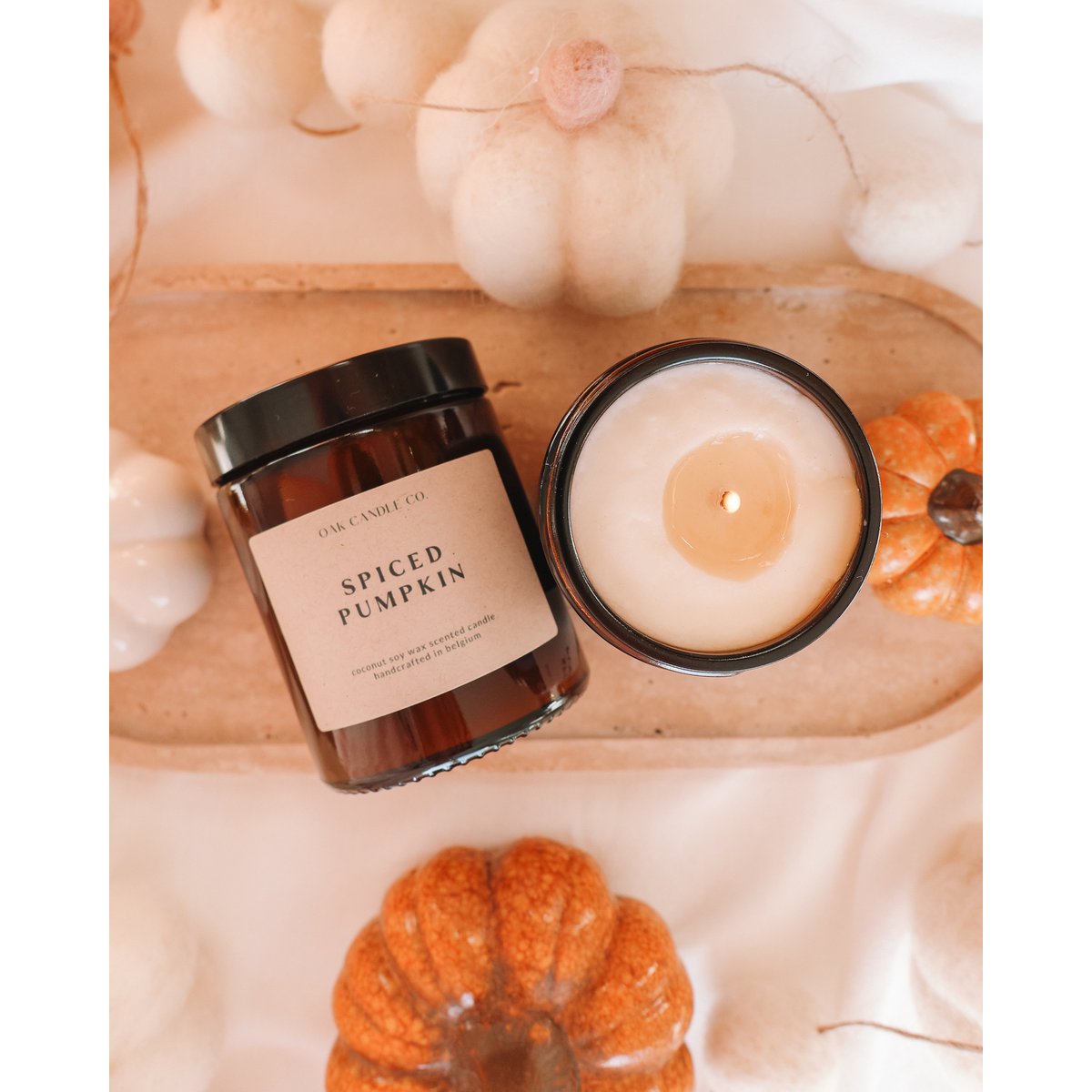 Spiced Pumpkin Amber Jar Candle