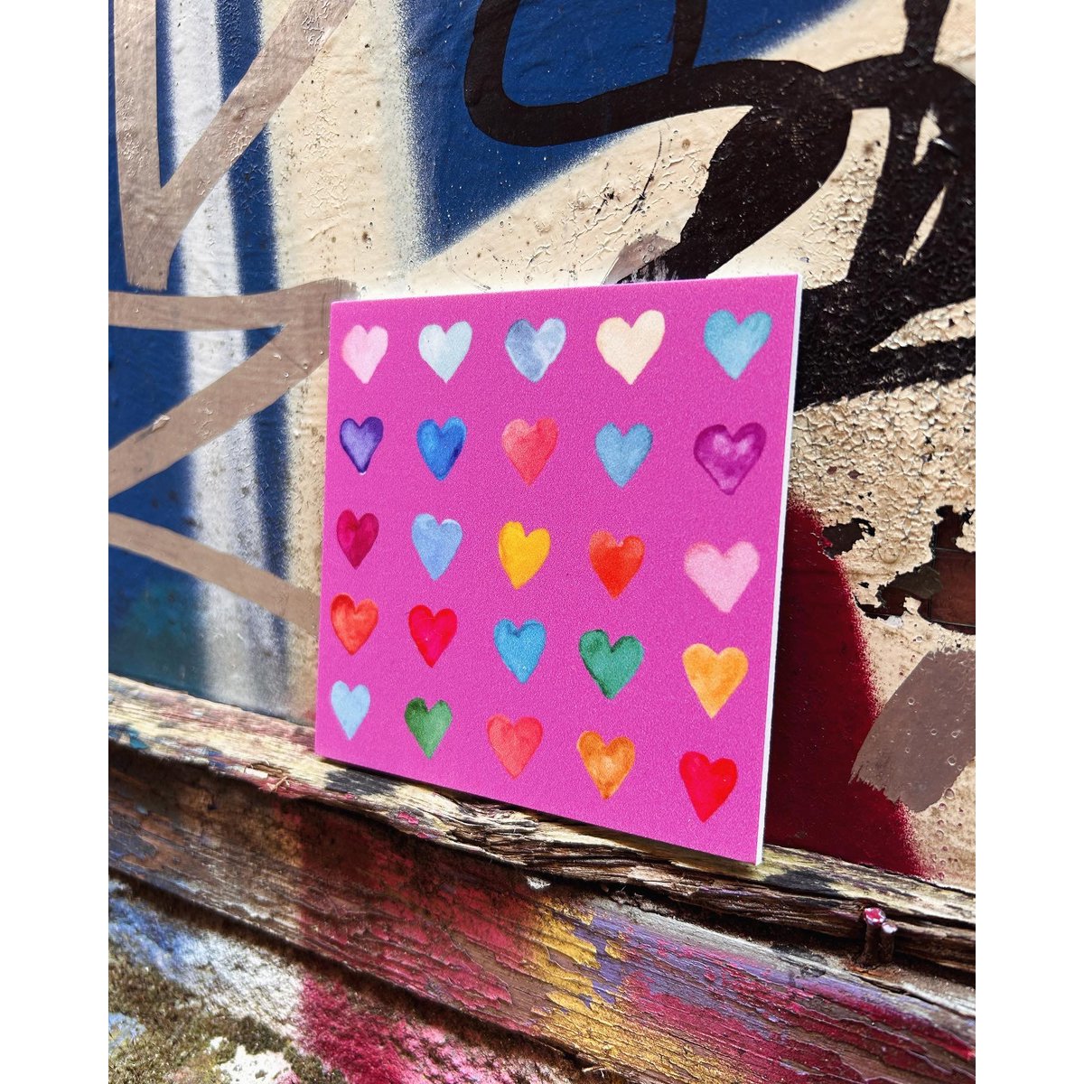 Forex Tile 10x10cm - Hearts - %2310330044
