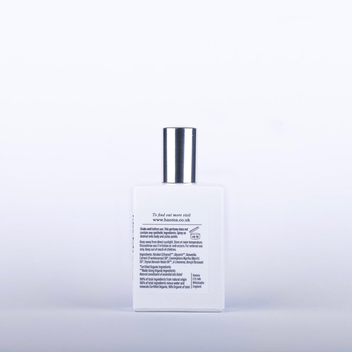 Eau de Parfum Bio Incienso y Mirra