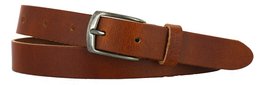 Leather belt in various colors and sizes, made of split leather material.