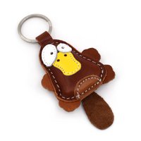 Platypus Handmade Leather Keychain