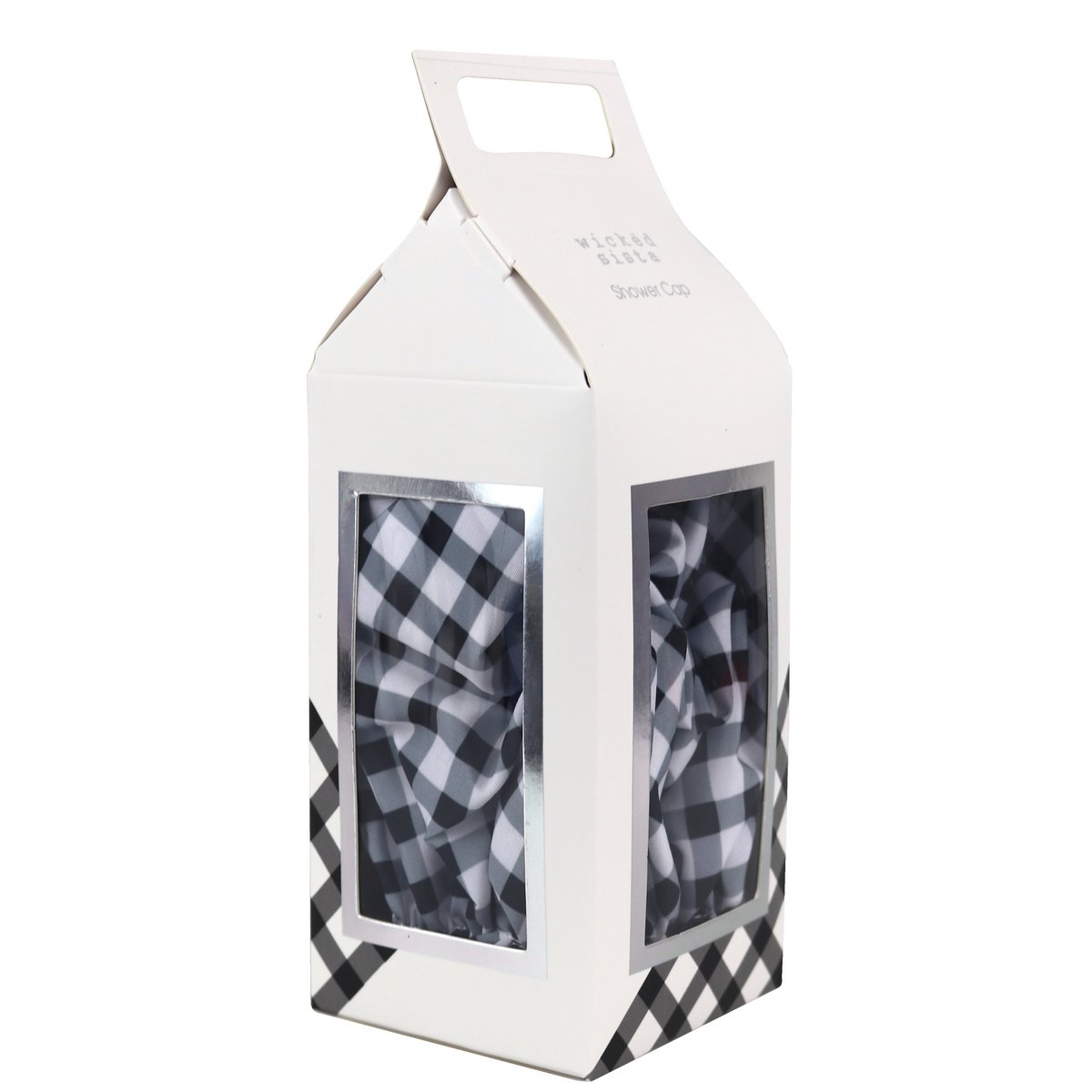 Coffret Cadeau Bonnet de Douche Vichy Noir/ Blanc Bonnet de Douche Copie
