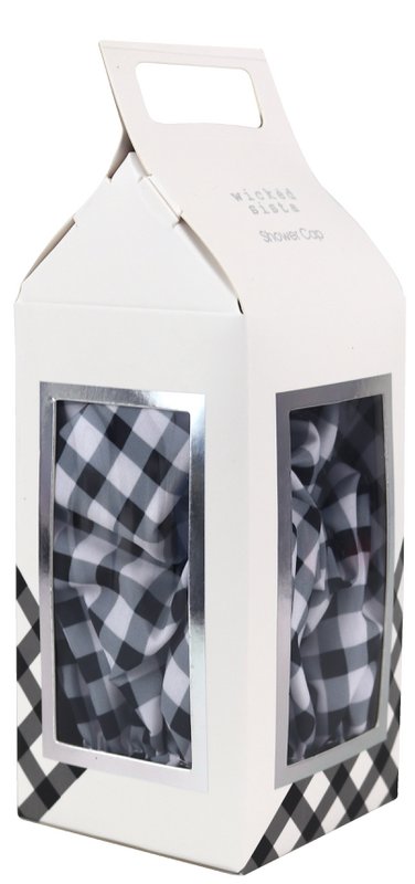 Coffret Cadeau Bonnet de Douche Vichy Noir/ Blanc Bonnet de Douche Copie