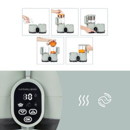 Robot w szybkim tempie - Nutribaby Glass Celadon