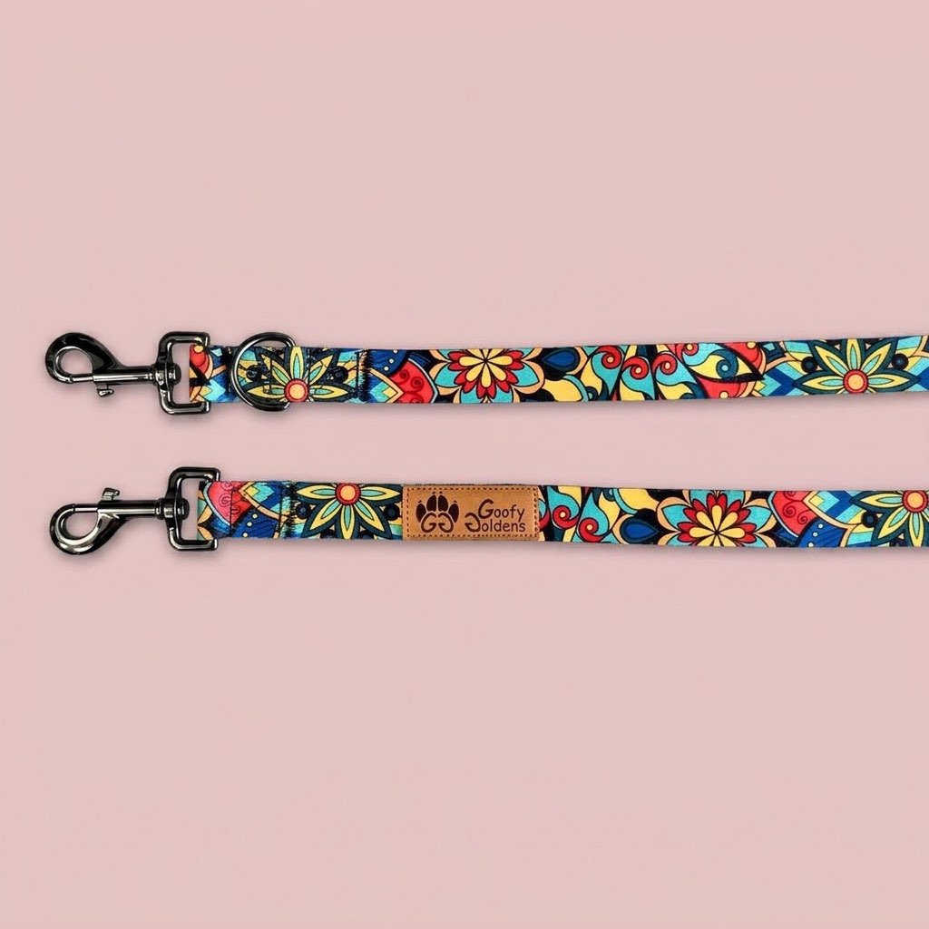Multi-position Mandala leash
