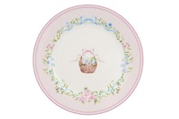 Plato de postre Easter Joy Basket rosa 19 cm Isabelle Rose