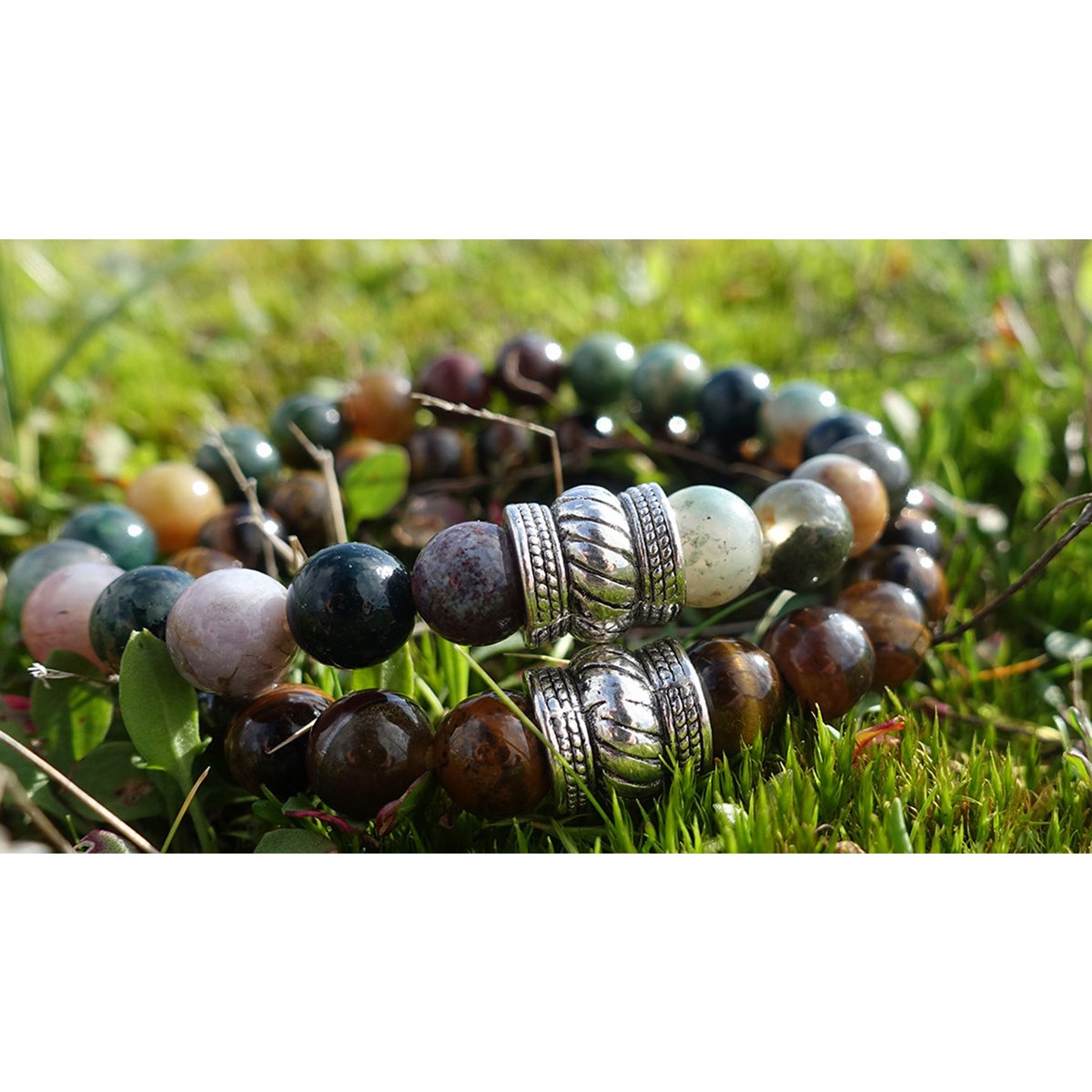 Bali Set Indian Agate x Brown Tiger Eye