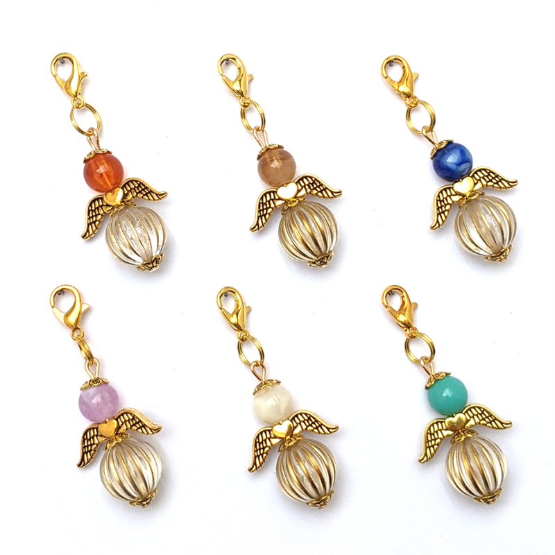 Keychain Guardian Angel "Gesa", set de la série 6, de couleur or