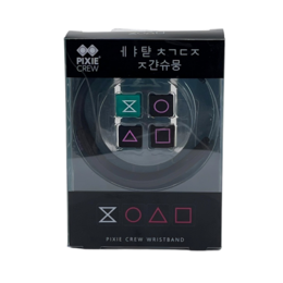 PIXIE CREW Squid Game icons bracelet, black
