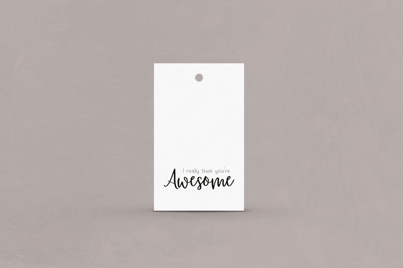 Værdipakke Gavemærke Minimal