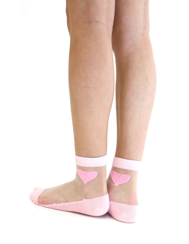 Resistente voile sokken - Amour
