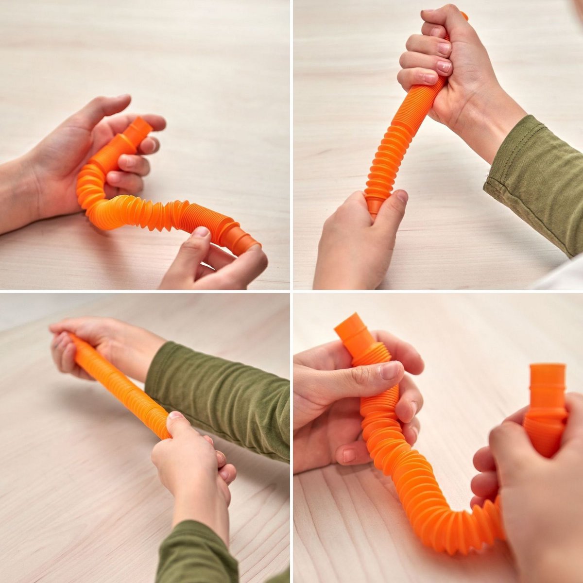 Flexi Tubes, 3er Set Stretchrohre, Ø 4,5 cm
